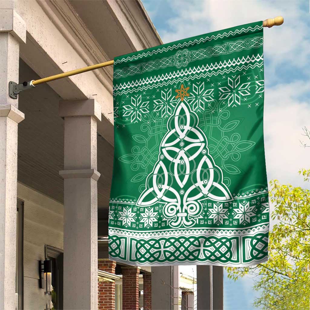 Christmas Ireland Celtic Garden Flag Special Xmas Tree - Wonder Print Shop