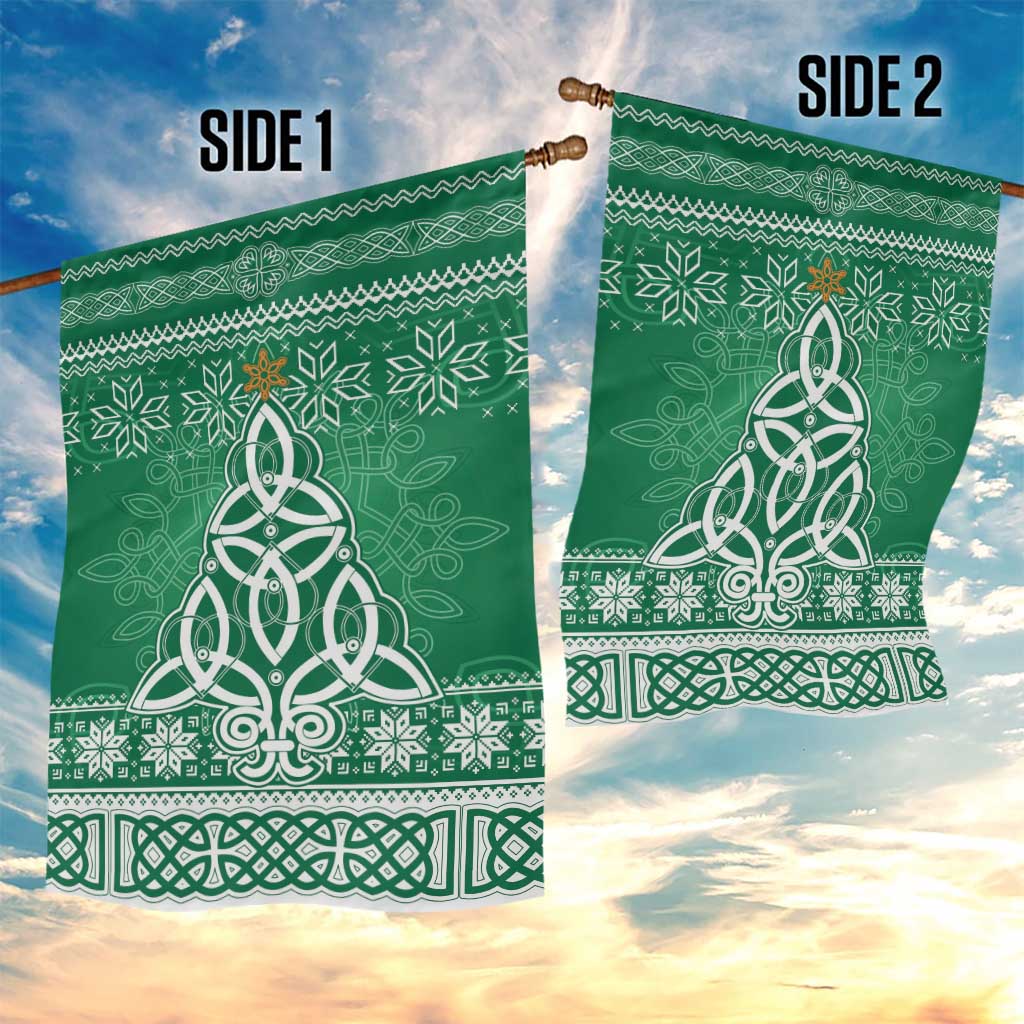 Christmas Ireland Celtic Garden Flag Special Xmas Tree - Wonder Print Shop