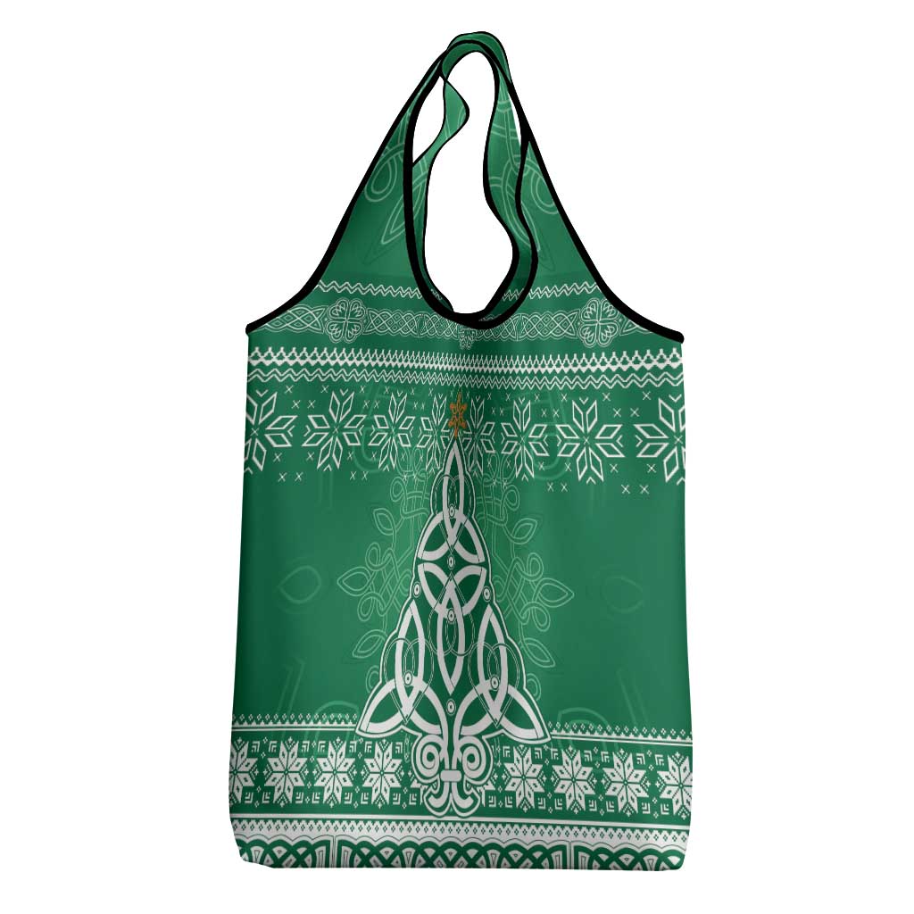 Christmas Ireland Celtic Grocery Bag Special Xmas Tree - Wonder Print Shop