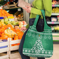 Christmas Ireland Celtic Grocery Bag Special Xmas Tree - Wonder Print Shop
