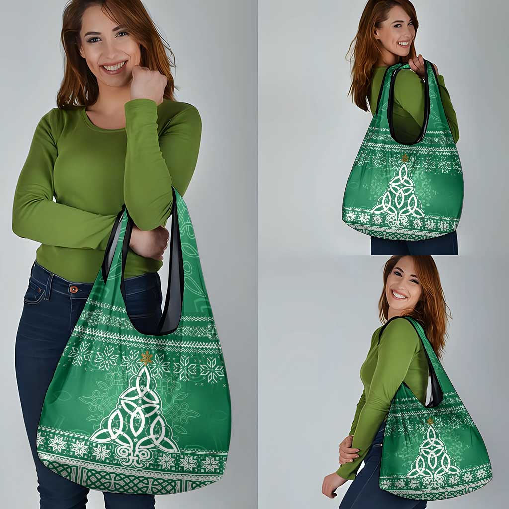 Christmas Ireland Celtic Grocery Bag Special Xmas Tree - Wonder Print Shop