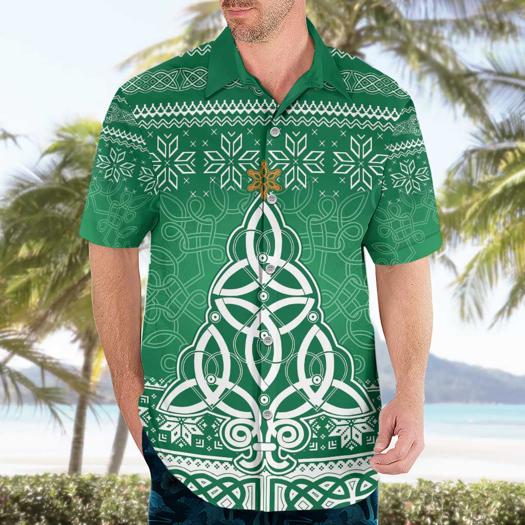 Christmas Ireland Celtic Hawaiian Shirt Special Xmas Tree - Wonder Print Shop