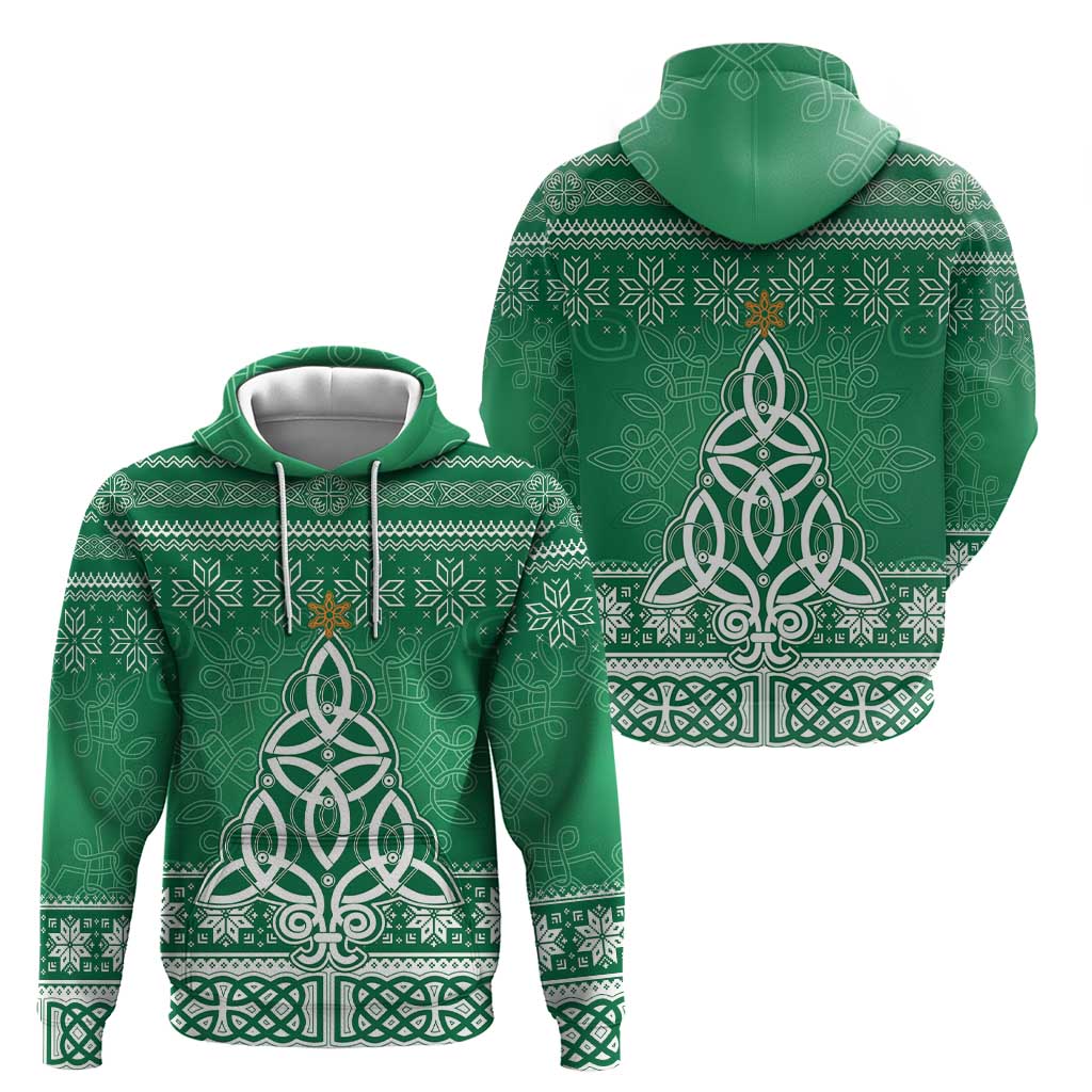 Christmas Ireland Celtic Hoodie Special Xmas Tree - Wonder Print Shop
