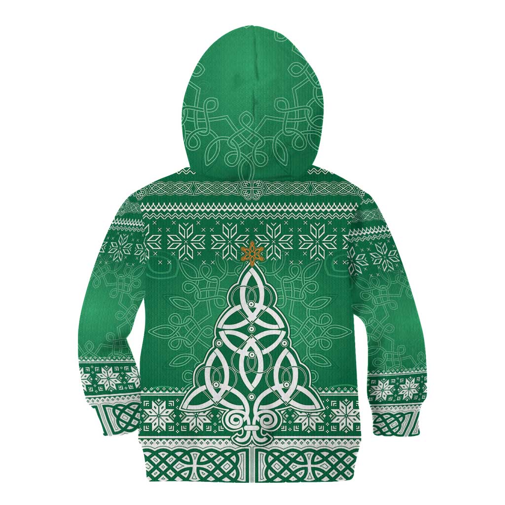 Christmas Ireland Celtic Kid Hoodie Special Xmas Tree - Wonder Print Shop