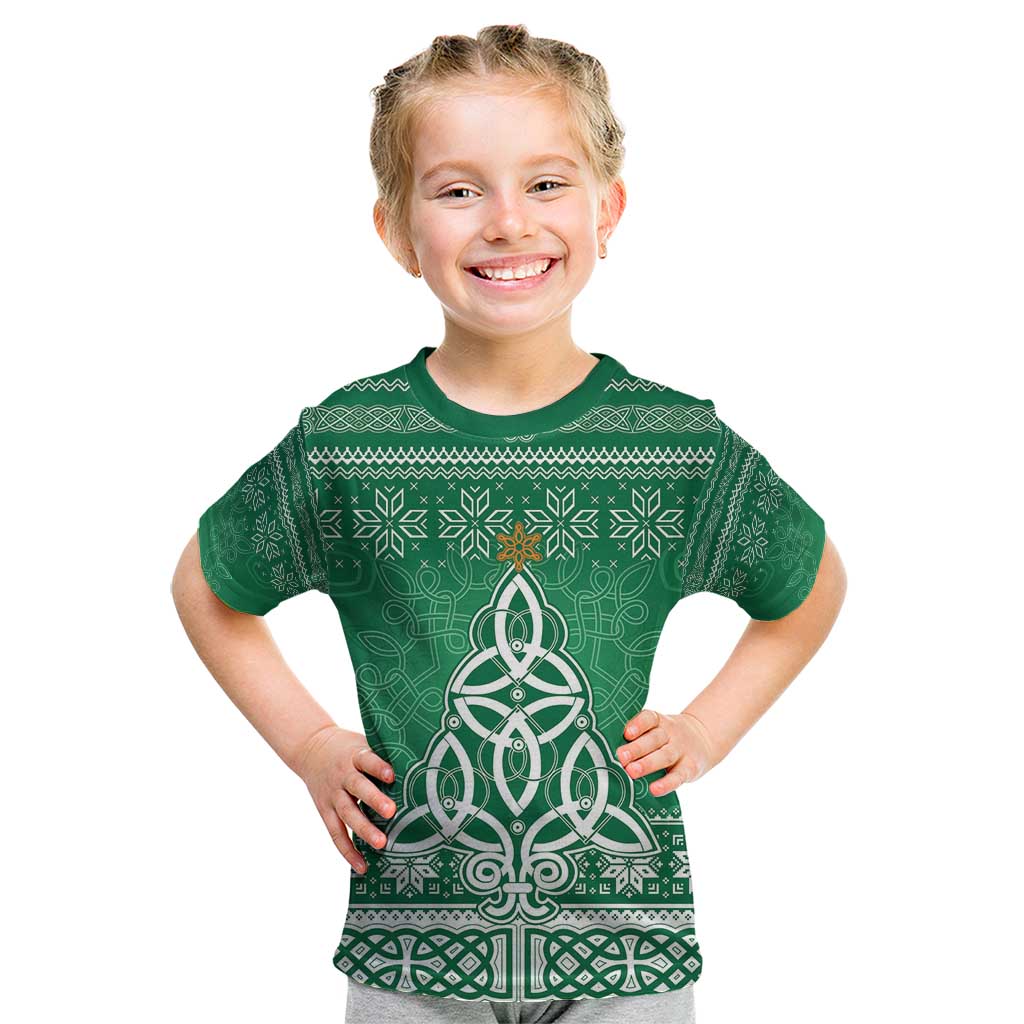 Christmas Ireland Celtic Kid T Shirt Special Xmas Tree - Wonder Print Shop