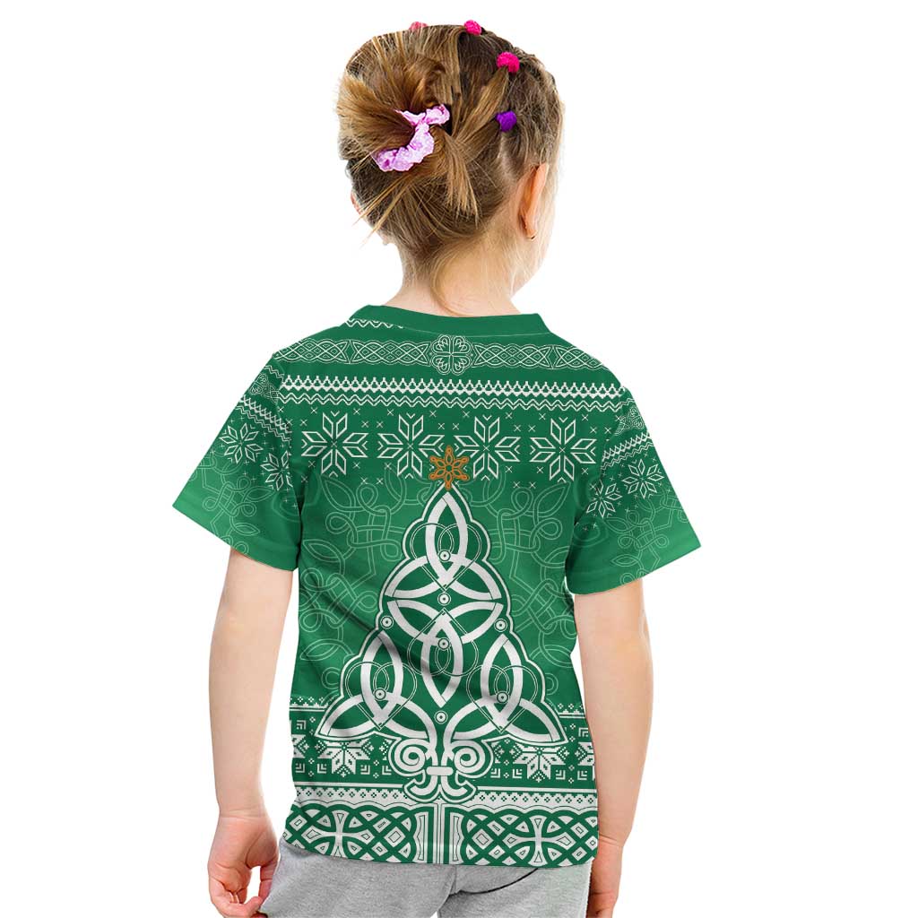 Christmas Ireland Celtic Kid T Shirt Special Xmas Tree - Wonder Print Shop