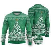 Christmas Ireland Celtic Ugly Christmas Sweater Special Xmas Tree - Wonder Print Shop