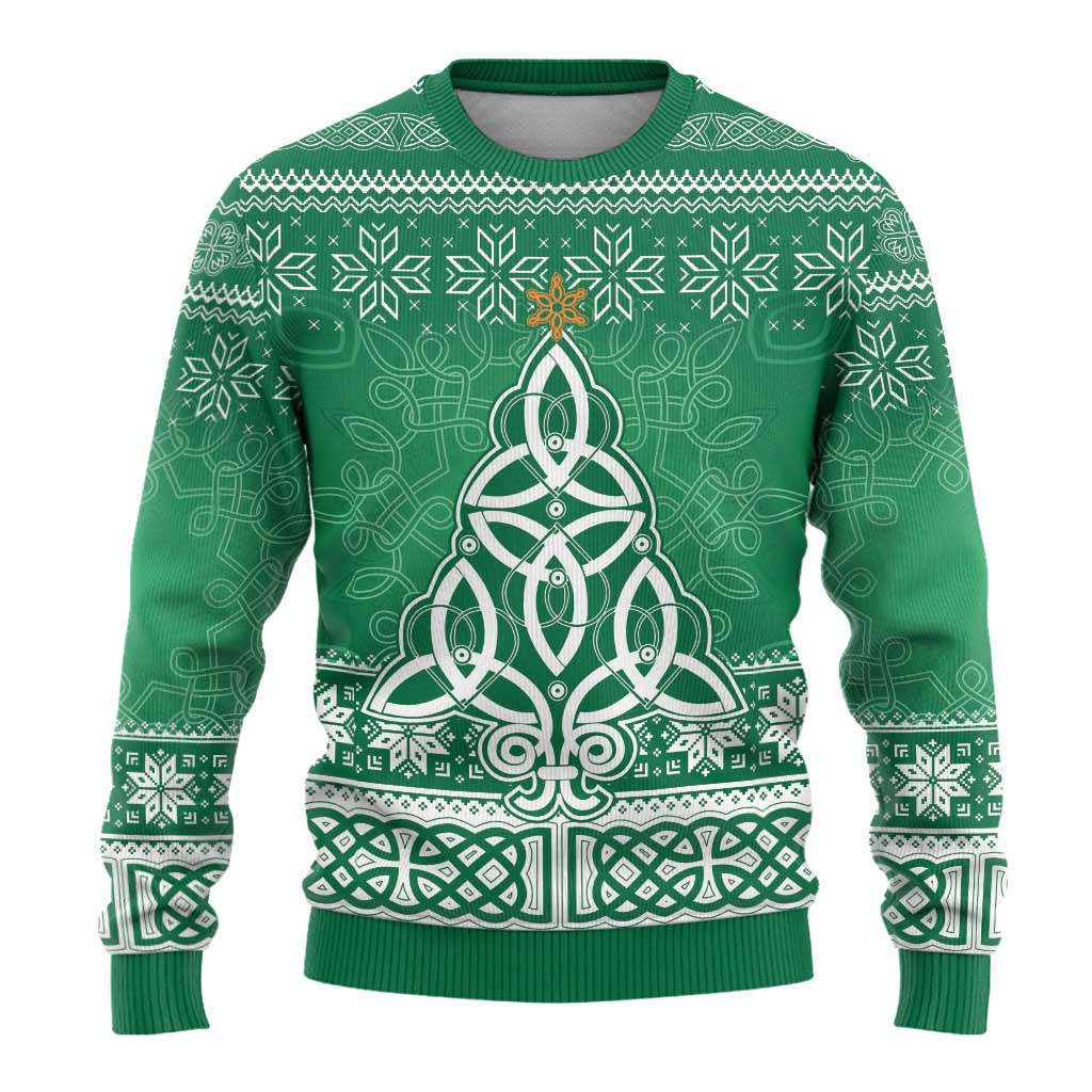 Christmas Ireland Celtic Ugly Christmas Sweater Special Xmas Tree - Wonder Print Shop