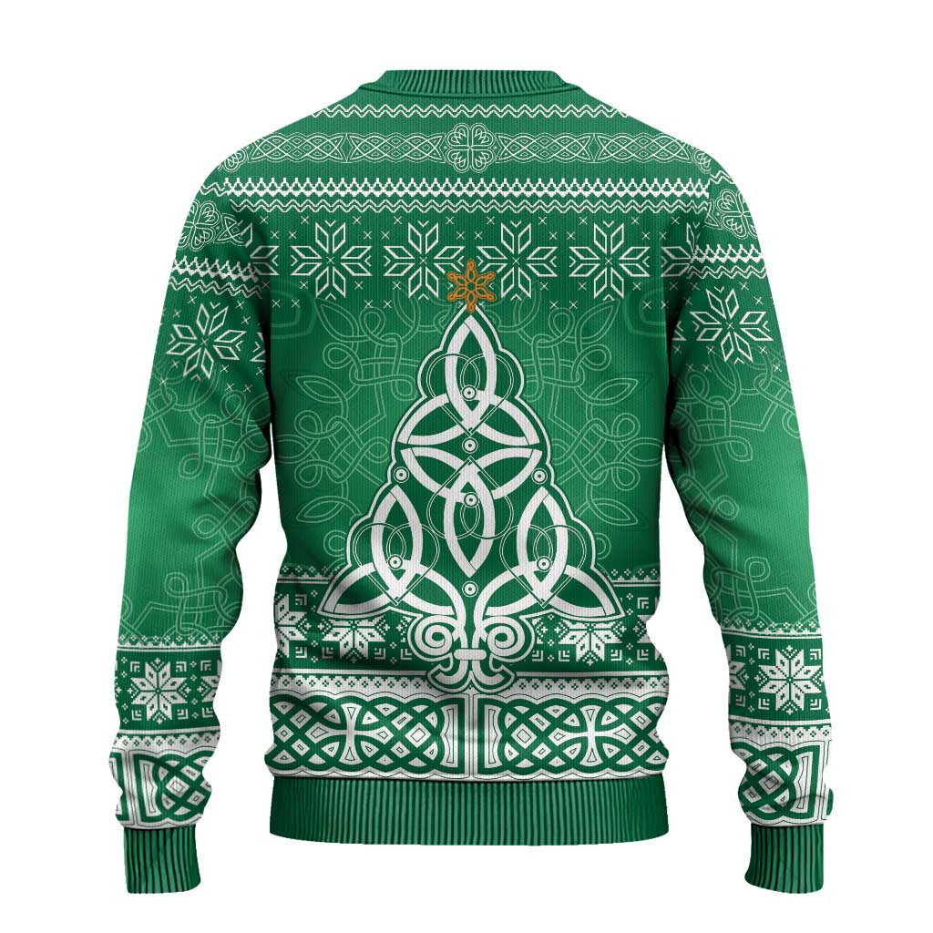 Christmas Ireland Celtic Ugly Christmas Sweater Special Xmas Tree - Wonder Print Shop