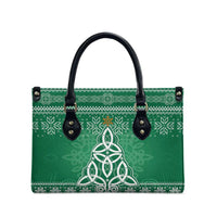 Christmas Ireland Celtic Leather Bag Special Xmas Tree - Wonder Print Shop