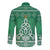Christmas Ireland Celtic Long Sleeve Button Shirt Special Xmas Tree - Wonder Print Shop
