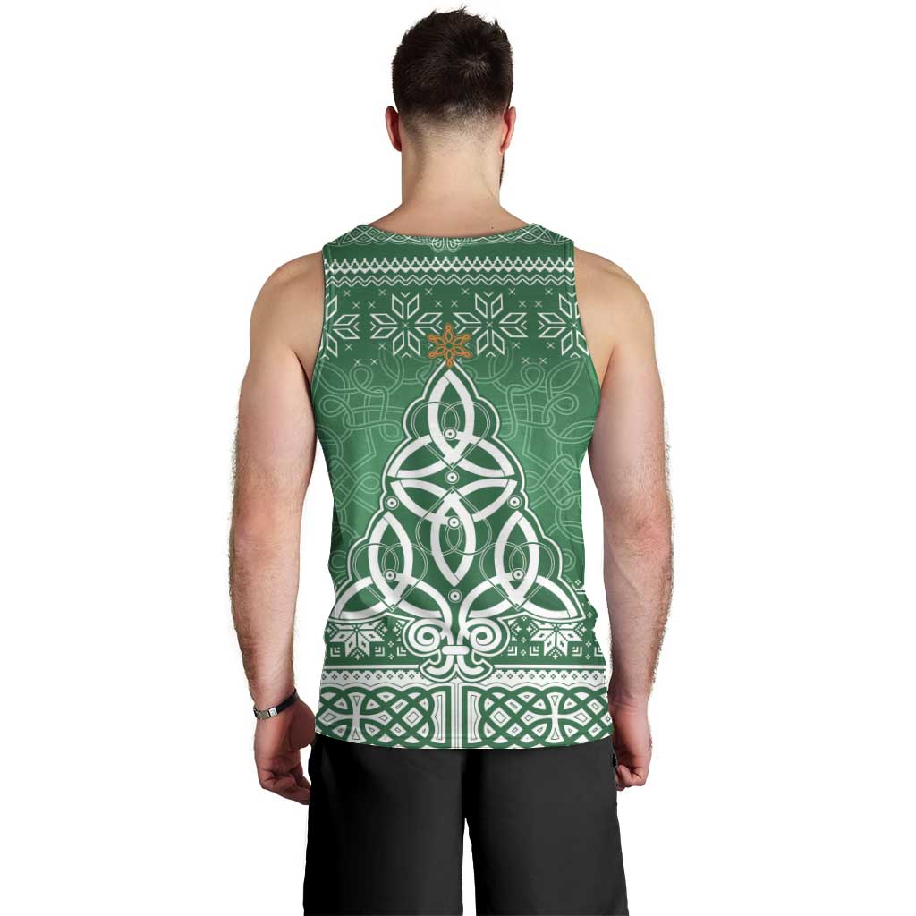 Christmas Ireland Celtic Men Tank Top Special Xmas Tree - Wonder Print Shop