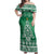 Christmas Ireland Celtic Off Shoulder Maxi Dress Special Xmas Tree - Wonder Print Shop