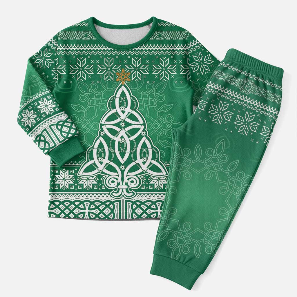 Christmas Ireland Celtic Christmas Pajama Set Special Xmas Tree - Wonder Print Shop