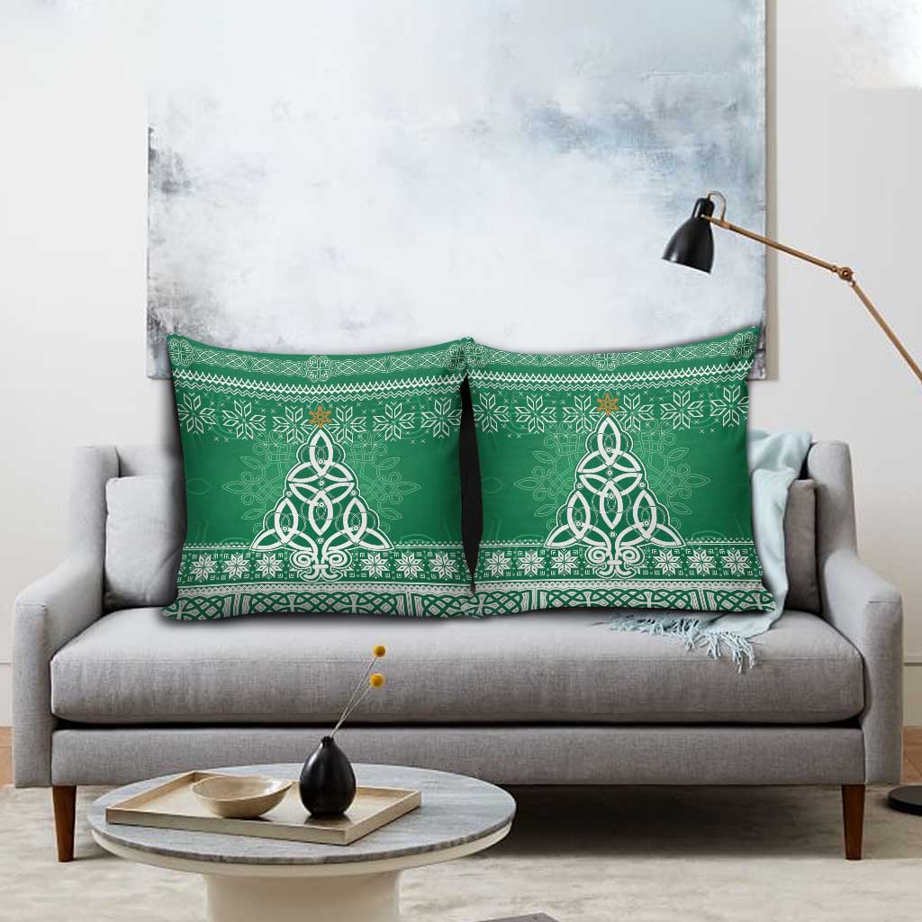 Christmas Ireland Celtic Pillow Cover Special Xmas Tree - Wonder Print Shop