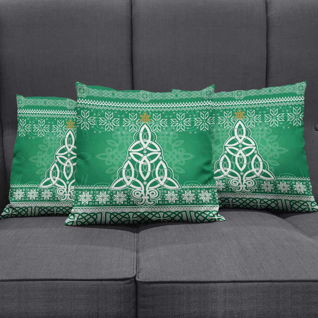 Christmas Ireland Celtic Pillow Cover Special Xmas Tree - Wonder Print Shop