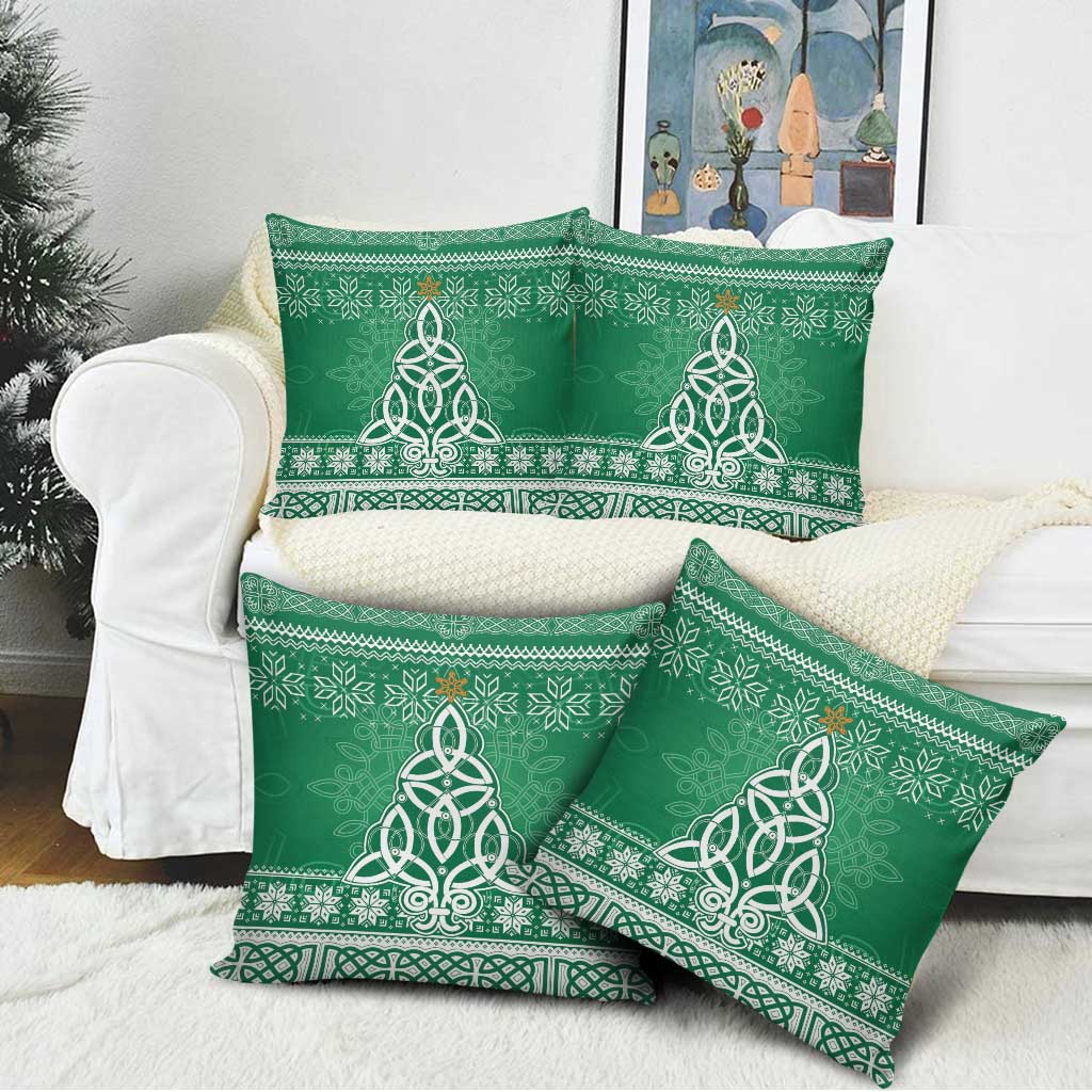 Christmas Ireland Celtic Pillow Cover Special Xmas Tree - Wonder Print Shop