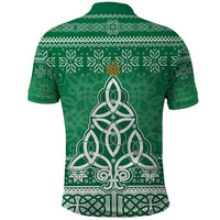 Christmas Ireland Celtic Polo Shirt Special Xmas Tree - Wonder Print Shop