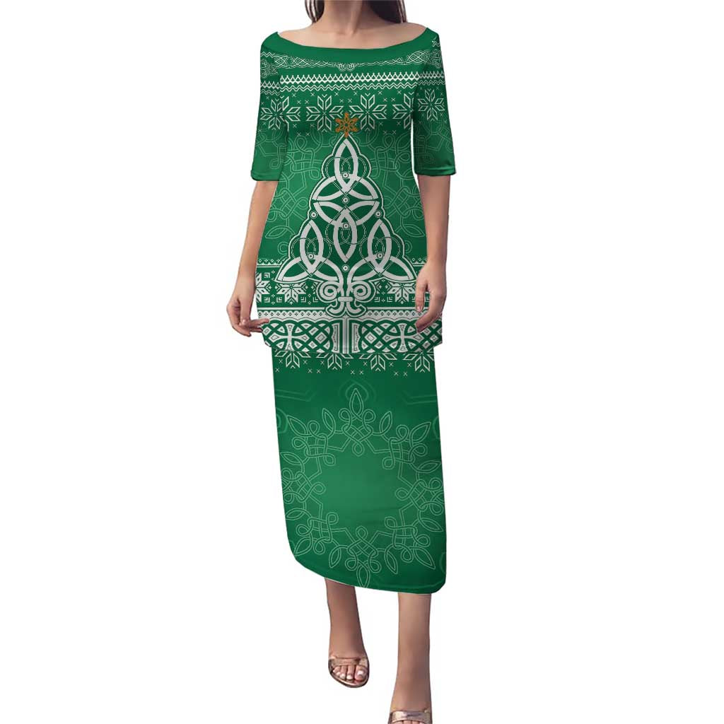 Christmas Ireland Celtic Puletasi Special Xmas Tree - Wonder Print Shop