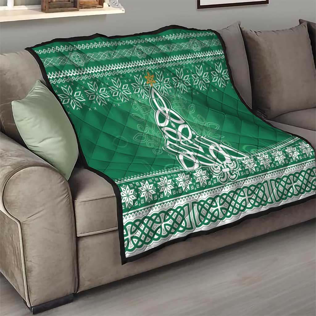 Christmas Ireland Celtic Quilt Special Xmas Tree - Wonder Print Shop