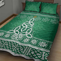 Christmas Ireland Celtic Quilt Bed Set Special Xmas Tree - Wonder Print Shop