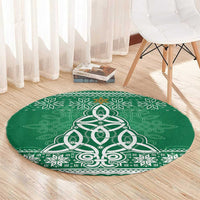Christmas Ireland Celtic Round Carpet Special Xmas Tree - Wonder Print Shop