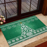 Christmas Ireland Celtic Rubber Doormat Special Xmas Tree - Wonder Print Shop