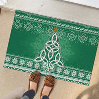 Christmas Ireland Celtic Rubber Doormat Special Xmas Tree - Wonder Print Shop