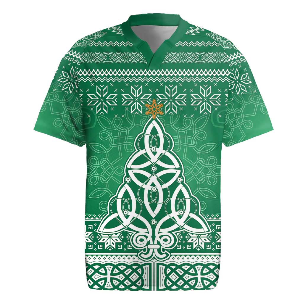 Christmas Ireland Celtic Rugby Jersey Special Xmas Tree - Wonder Print Shop
