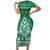 Christmas Ireland Celtic Short Sleeve Bodycon Dress Special Xmas Tree - Wonder Print Shop