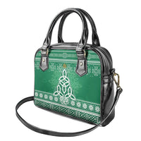 Christmas Ireland Celtic Shoulder Handbag Special Xmas Tree - Wonder Print Shop