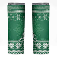 Christmas Ireland Celtic Skinny Tumbler Special Xmas Tree - Wonder Print Shop