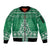 Christmas Ireland Celtic Sleeve Zip Bomber Jacket Special Xmas Tree - Wonder Print Shop