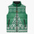 Christmas Ireland Celtic Sleeveless Puffer Jacket Special Xmas Tree - Wonder Print Shop