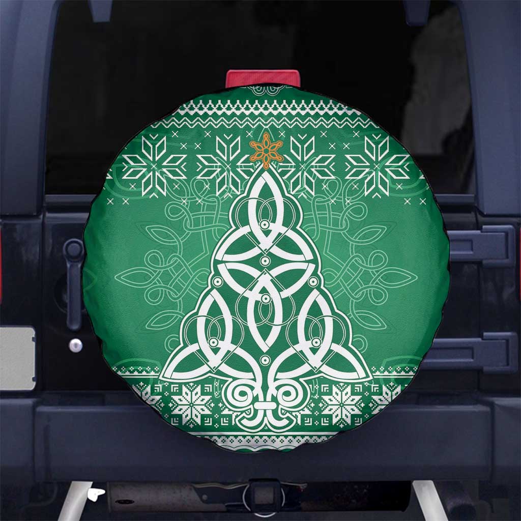 Christmas Ireland Celtic Spare Tire Cover Special Xmas Tree - Wonder Print Shop