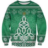 Christmas Ireland Celtic Sweatshirt Special Xmas Tree - Wonder Print Shop