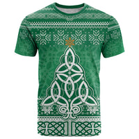 Christmas Ireland Celtic T Shirt Special Xmas Tree - Wonder Print Shop