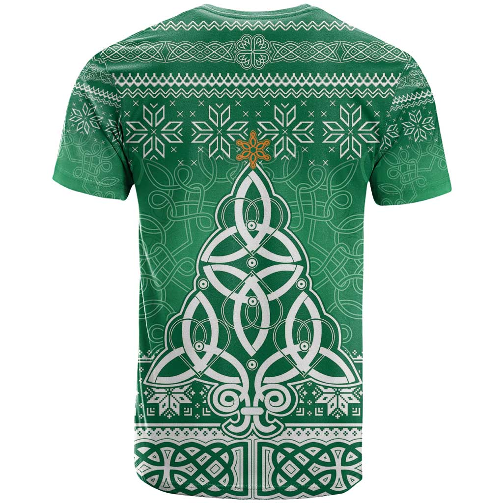 Christmas Ireland Celtic T Shirt Special Xmas Tree - Wonder Print Shop