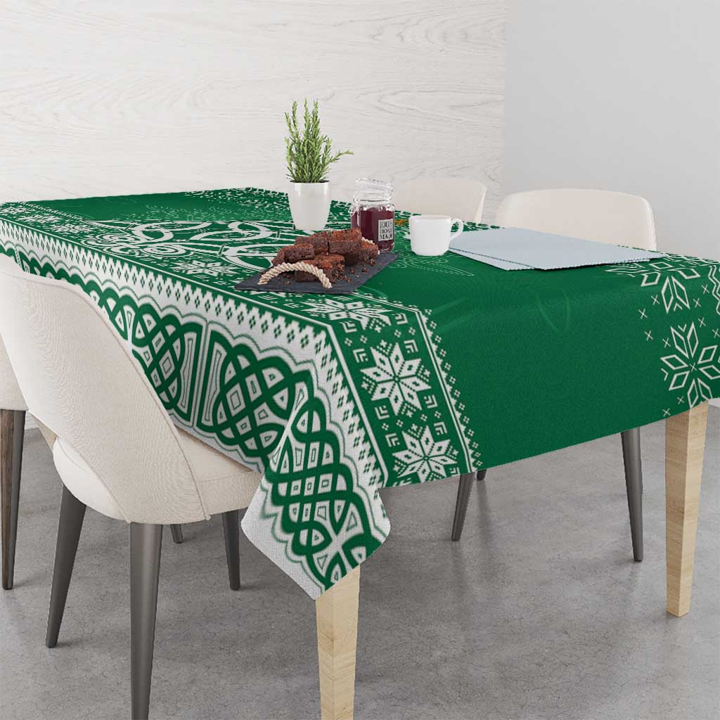 Christmas Ireland Celtic Tablecloth Special Xmas Tree - Wonder Print Shop