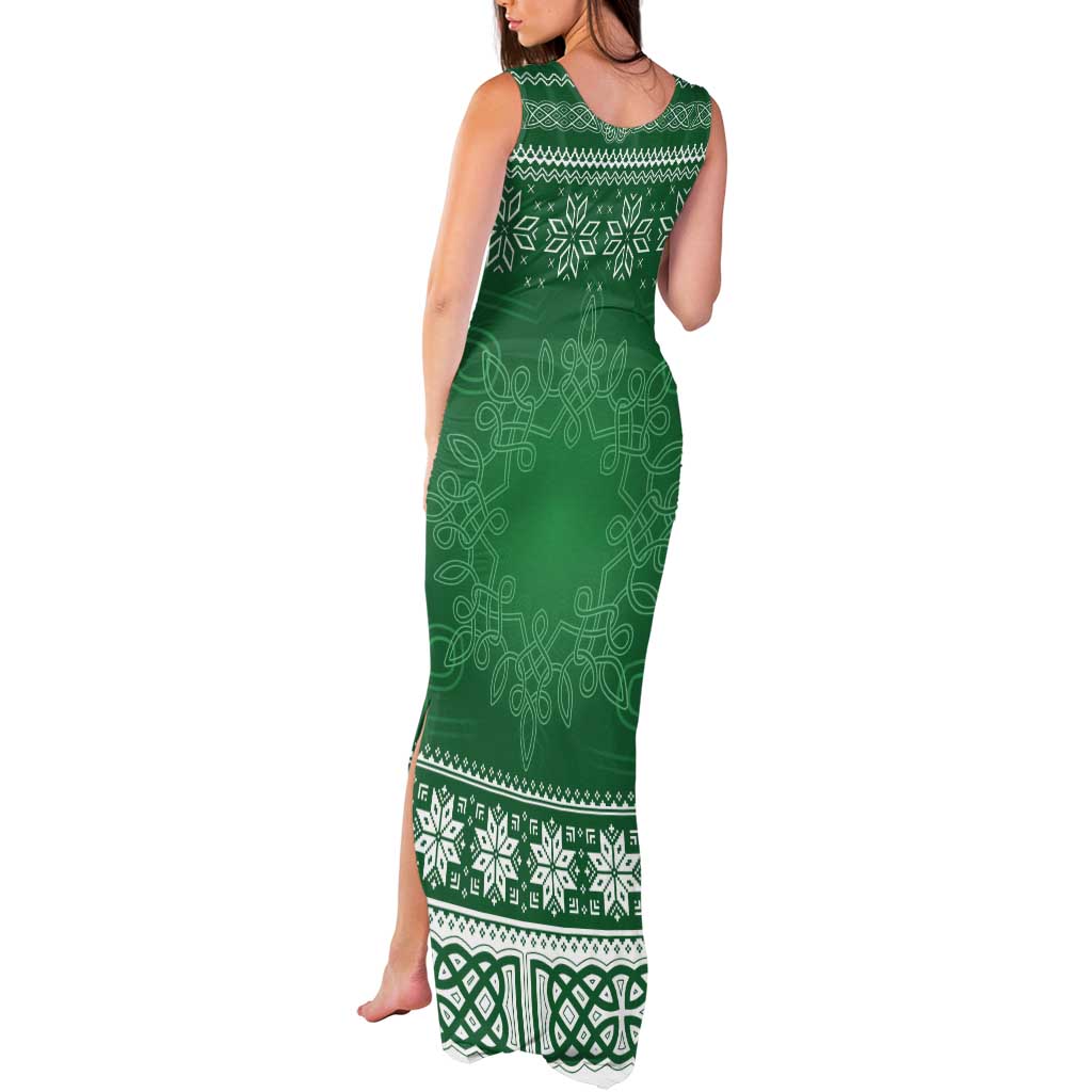 Christmas Ireland Celtic Tank Maxi Dress Special Xmas Tree - Wonder Print Shop