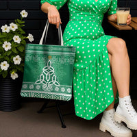 Christmas Ireland Celtic Tote Bag Special Xmas Tree - Wonder Print Shop