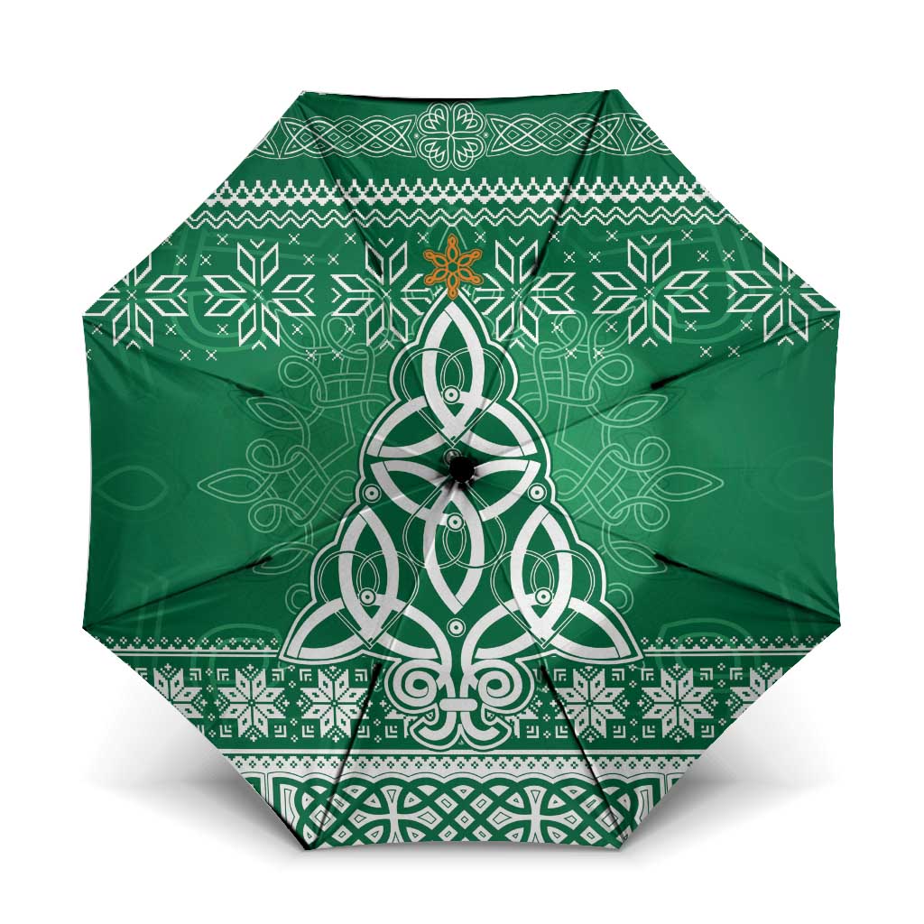 Christmas Ireland Celtic Umbrella Special Xmas Tree - Wonder Print Shop