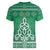Christmas Ireland Celtic Women V-Neck T-Shirt Special Xmas Tree - Wonder Print Shop