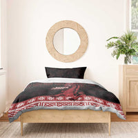 Christmas Wales Celtic Bedding Set Welsh Dragon Nadolig Llawen - Wonder Print Shop