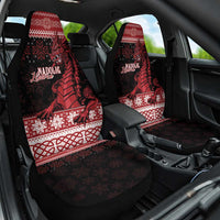 Christmas Wales Celtic Car Seat Cover Welsh Dragon Nadolig Llawen - Wonder Print Shop