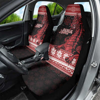 Christmas Wales Celtic Car Seat Cover Welsh Dragon Nadolig Llawen - Wonder Print Shop