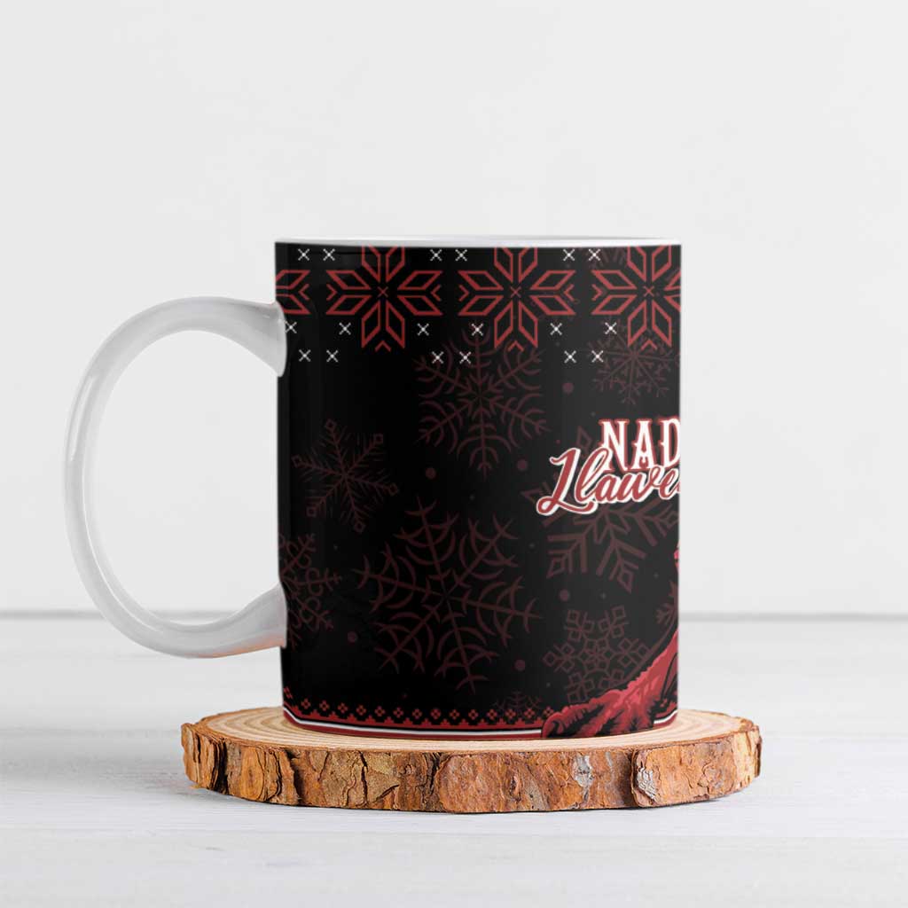 Christmas Wales Celtic Ceramic Mug Welsh Dragon Nadolig Llawen - Wonder Print Shop