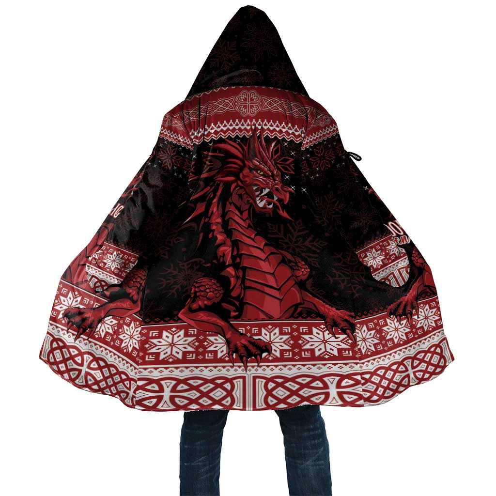Christmas Wales Celtic Cloak Welsh Dragon Nadolig Llawen - Wonder Print Shop