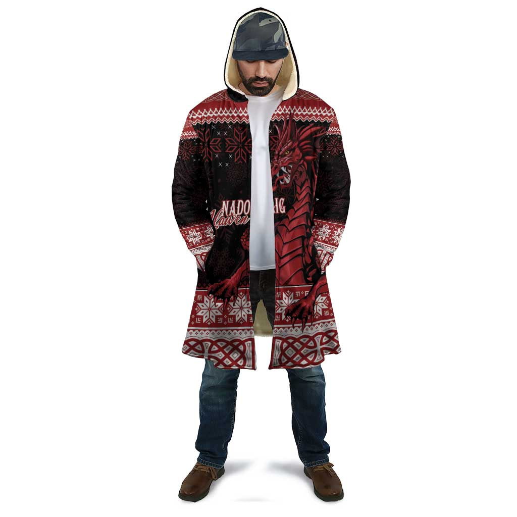 Christmas Wales Celtic Cloak Welsh Dragon Nadolig Llawen - Wonder Print Shop