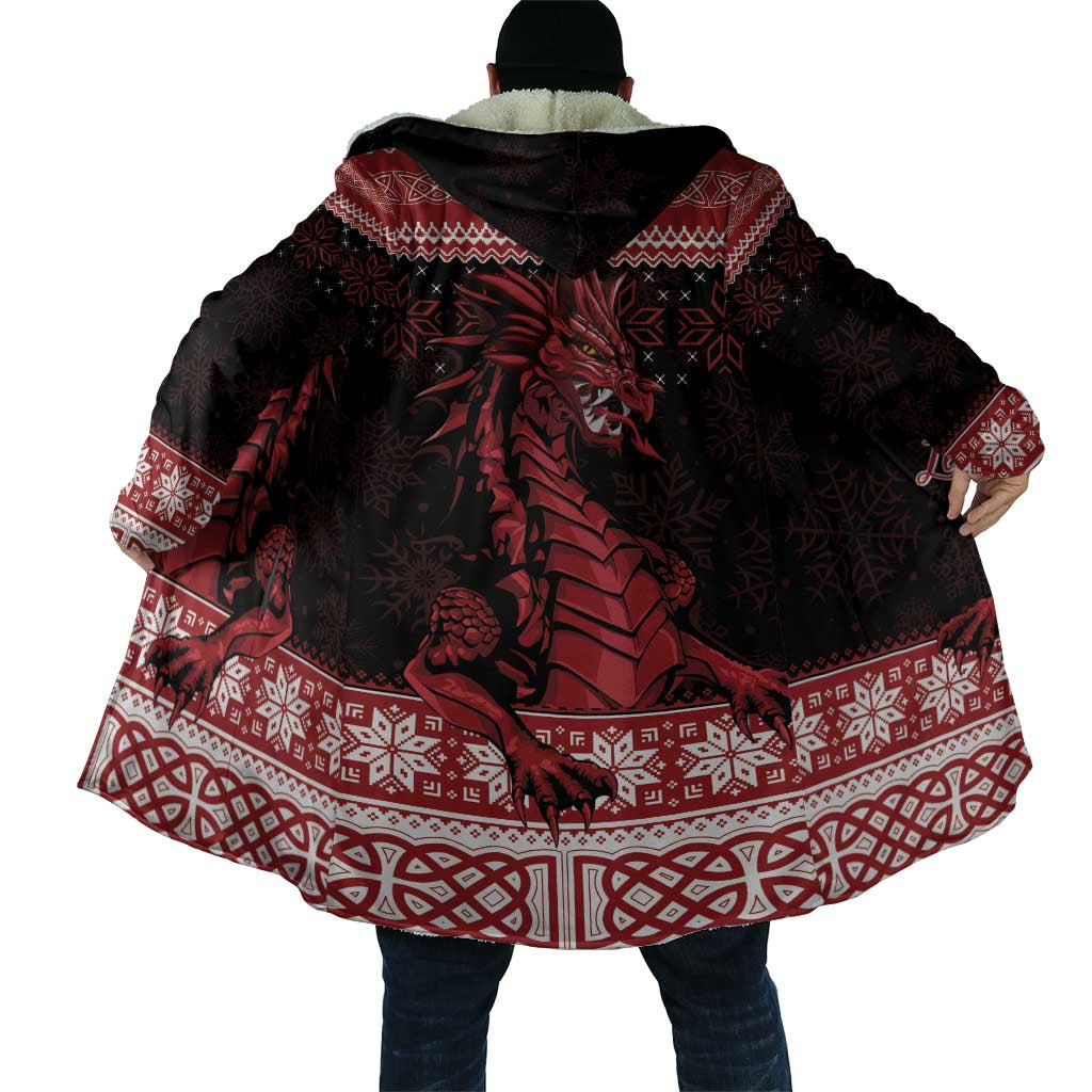 Christmas Wales Celtic Cloak Welsh Dragon Nadolig Llawen - Wonder Print Shop